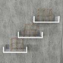 Ver imagem 3 de Prateleiras para Livros Branco Nayan Mix 3 Peças 40x15x15