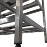 Mesa Aço Inox Profissional 100x60x90cm com 2 Prateleiras Fenestradas Nortinox Stander - 6
