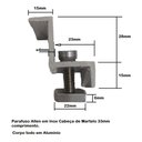 Ver imagem 3 de Kit 24un Grampo 20 Intermediário E 4 Finais Painel Placa Sol