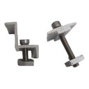 Ver imagem 1 de Kit 24un Grampo 20 Intermediário E 4 Finais Painel Placa Sol