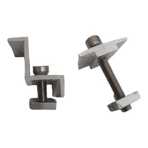 Kit 24un Grampo 20 Intermediário E 4 Finais Painel Placa Sol