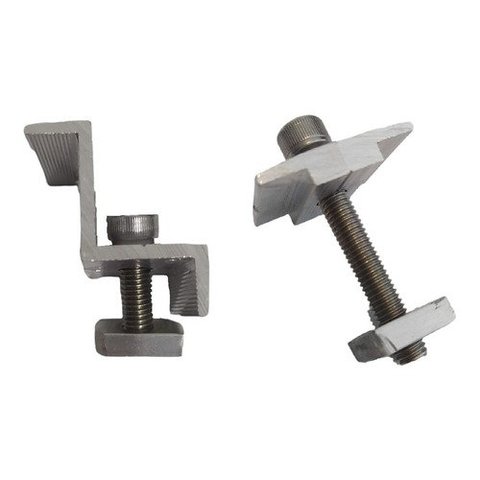 Kit 24un Grampo 20 Intermediário E 4 Finais Painel Placa Sol