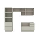 Ver imagem 3 de Cozinha Compacta Fineze 6 Portas 6 Gavetas 100% MDF Areia Hp - Henn
