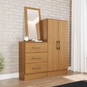 Ver imagem 1 de Cômoda Multiuso Layla Plus 3 Gavetas MDF MDP Puxador Plástico Cinamomo Casa 812