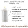 Garrafa Térmica Vintage Clássica Café Chá 1 Litro Branca - 7