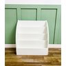 Estante Infantil Branca Montessori Porta Livros e Revisteiro de Mdf -hanna - 3