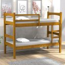 Ver imagem 1 de Beliche Reforçada Madeira Maciça Suporta 120kg por Cama:mel