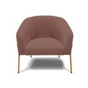 Ver imagem 5 de Cadeira Sala de Jantar Pé de Ferro Dourado Kit 2 Stella Veludo D03 - D'Rossi