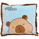 Ver imagem 1 de Almofada Capivara Quadrada 35cm Caa Toys Azul Caa0125