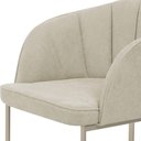 Ver imagem 3 de Cadeira Beverly Champanhe Soft Palha