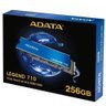 Gravador Ssd 256gb Nvme M.2 2280 Adata Azul Real com Acabamento Dourado - 2