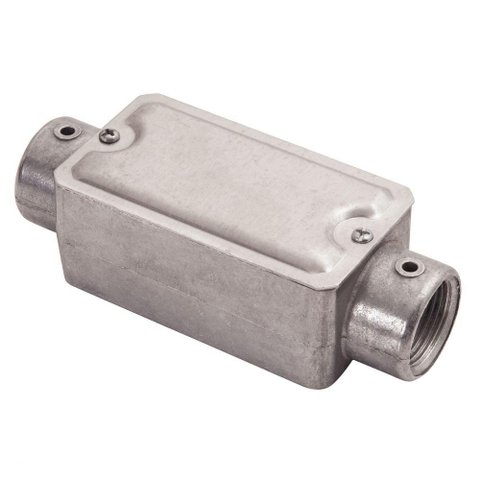 Condulete Fixo 3/4" Tipo "c" - com Tampa / Rosca Bsp / sem Pintura Tramontina