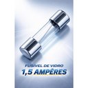 Ver imagem 1 de Fusível 1,5 a Pequeno Kit com 10 Unidades Proteção Elétrica