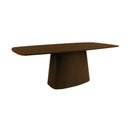 Ver imagem 2 de Mesa de Jantar Mampituba 6 Lugares Orgânico Madeira Maciça Chocolate