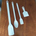 Ver imagem 5 de 3 Espátulas Restaurante Pás Plásticas Brancas Industrial Larga 74cm Caldeirão Cozinha Cinquetti