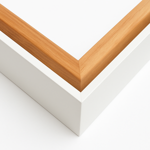 Moldura Filete Branca 180x80 Cm com Chassi para Canvas