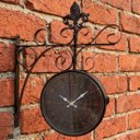 Ver imagem 2 de Relógio Dupla Face Parede Estação Trem Antigo Vintage Retrô