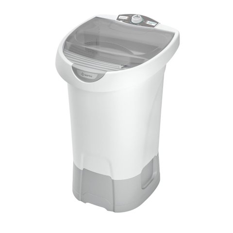 Máquina de Lavar Roupa Lavadora 220 V 60 Hz 5 Kg Tanquinho Lavanderia Compacta Wanke Branco Fume