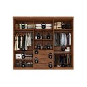 Ver imagem 3 de Guarda Roupa Casal 6 Portas (2 C/ Espelho) e 4 Gavetas Giardino Amendola/nude Prime Tx - Demóbile