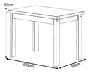 Ver imagem 2 de Conjunto Mesa Safira Em Madeira Maciça 220x88 Com 8 Cadeiras Castanho Nemargi