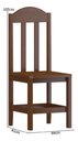 Ver imagem 3 de Conjunto Mesa Safira Em Madeira Maciça 220x88 Com 8 Cadeiras Castanho Nemargi