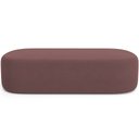 Ver imagem 3 de Kit 02 Puffs Decorativos Orgânicos para Living Quarto 195cm Doha W01 Suede Rosê - Lyam Decor