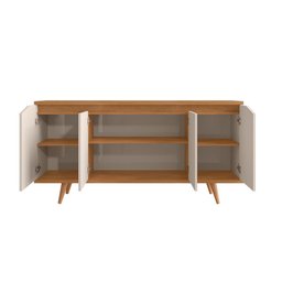 Balcão Buffet Grace Versátile com 4 Portas 1,60 Off-white/cedro - 3