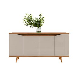 Balcão Buffet Grace Versátile com 4 Portas 1,60 Off-white/cedro - 5
