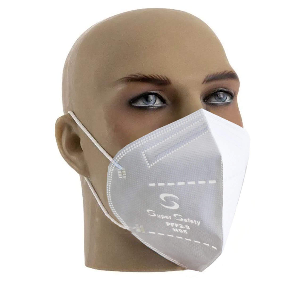 Respirador Pff2 Branco Mascara N95 Inmetro Com 100 Unidades