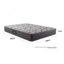 Ver imagem 3 de Colchão Casal Espuma D45 138CMX17CMX188CM Ult Black Herval Cinza