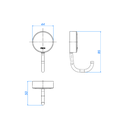 Ver imagem 2 de Cabide Net - Deca Deca Metais