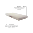 Ver imagem 5 de Colchão Solteiro D60 Frontier 88x188x20 Branco Herval