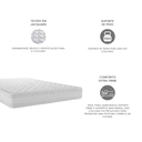 Ver imagem 6 de Colchão Casal Espuma D60 138CMX20CMX188CM Frontier Herval Branco