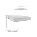 Ver imagem 5 de Colchão Casal Espuma D60 138CMX20CMX188CM Frontier Herval Branco