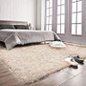 Tapete de Sala Grande Felpudo Luxo Macio ( Peludo) 100x140cm Nude Casen - 2