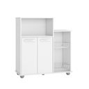 Ver imagem 2 de Armário Multiuso Fruteira 2 Portas Sollys Branco