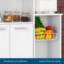 Ver imagem 4 de Armário Multiuso Fruteira 2 Portas Sollys Branco