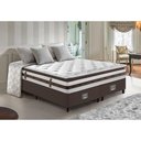 Ver imagem 1 de Cama Box King Colchão + Box 193x203 Molas Ensacadas Cama inBox Relax Pillow Café