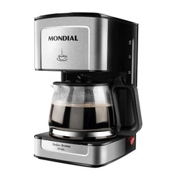 Cafeteira Mondial 20 xícaras Preto Inox 127V C-43-20X-SI - 1