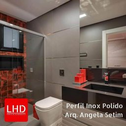 Perfil Listelo "u", Aço Inox 304, Brilho, Prata - 9x20x9x2980mm - 2