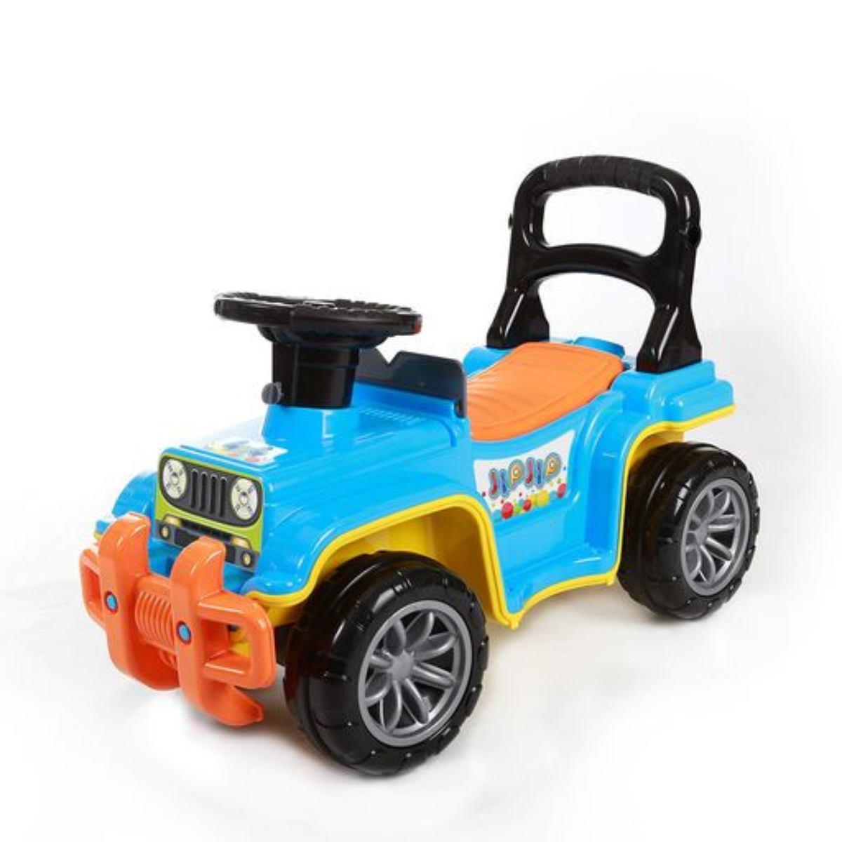 Carrinho de Brinquedo Jip Jip Infantil Empurrador com Buzina:colorido - 7