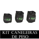 Ver imagem 1 de Kit Caneleira De Peso 1kg 2kg 3kg - Preto