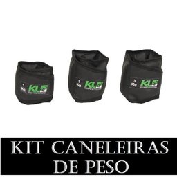 Kit Caneleira De Peso 1kg 2kg 3kg - Preto - 1