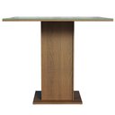 Ver imagem 7 de Conj. Mesa Tampo de Vidro 4 Cadeiras Rustic/cinza/silver
