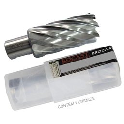 Broca Anular - 22,0 X 50,0mm - Aço Rápido - Ref. 88,0036 - Rocast - 1