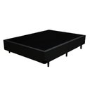 Ver imagem 5 de Cama Box Casal Colchão Gold Espuma D33 Acolchões + Box Sintético 54x138x188 Cor:Preto
