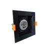 Spot Quadrado Embutir Recuado Mr16 Gu10 Dicróica Rgb:preto - 4