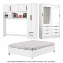 Ver imagem 1 de Guarda Roupa Casal Modulado Sevilha 5 e 2 Portas 8 Gavetas com Espelho e Cama Casal Carioca Móveis