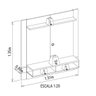 Painel para TV até 42 Polegadas Capri Linea Brasil - 4
