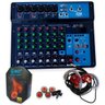 CONSOLE MESA SOM MIXER 8 CANAIS PHANTON BLUETOOTH VERMELHO - 1
